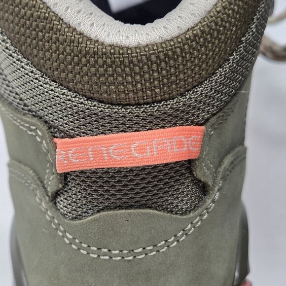 LOWA RENEGADE GTX MID WS - GREY GREEN/PANNA HIKING BOOTS WOMEN'S SIZE 9.5 TRAIL - Picture 11 of 12